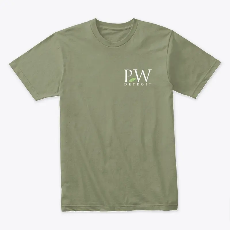 PW Logo /  Light Olive T-Shirt