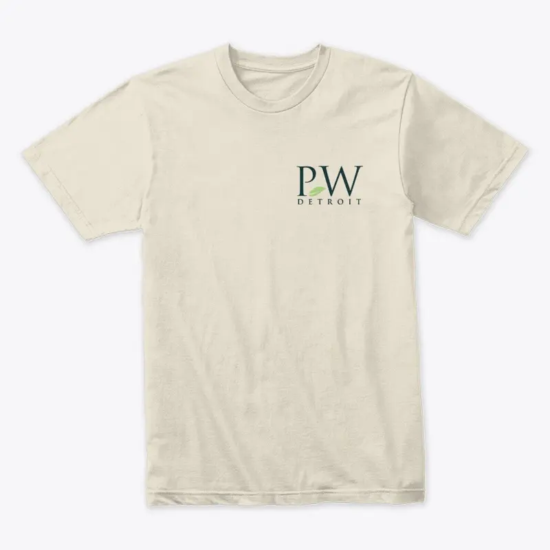 PW Logo / Cream T-Shirt