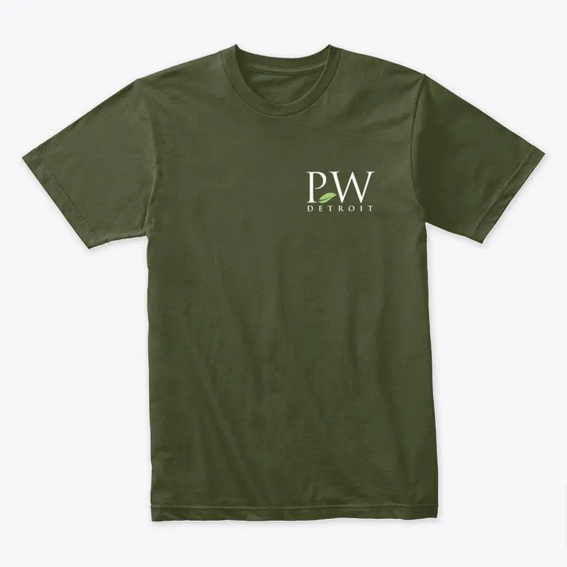 PW Logo / Military Green T-Shirt