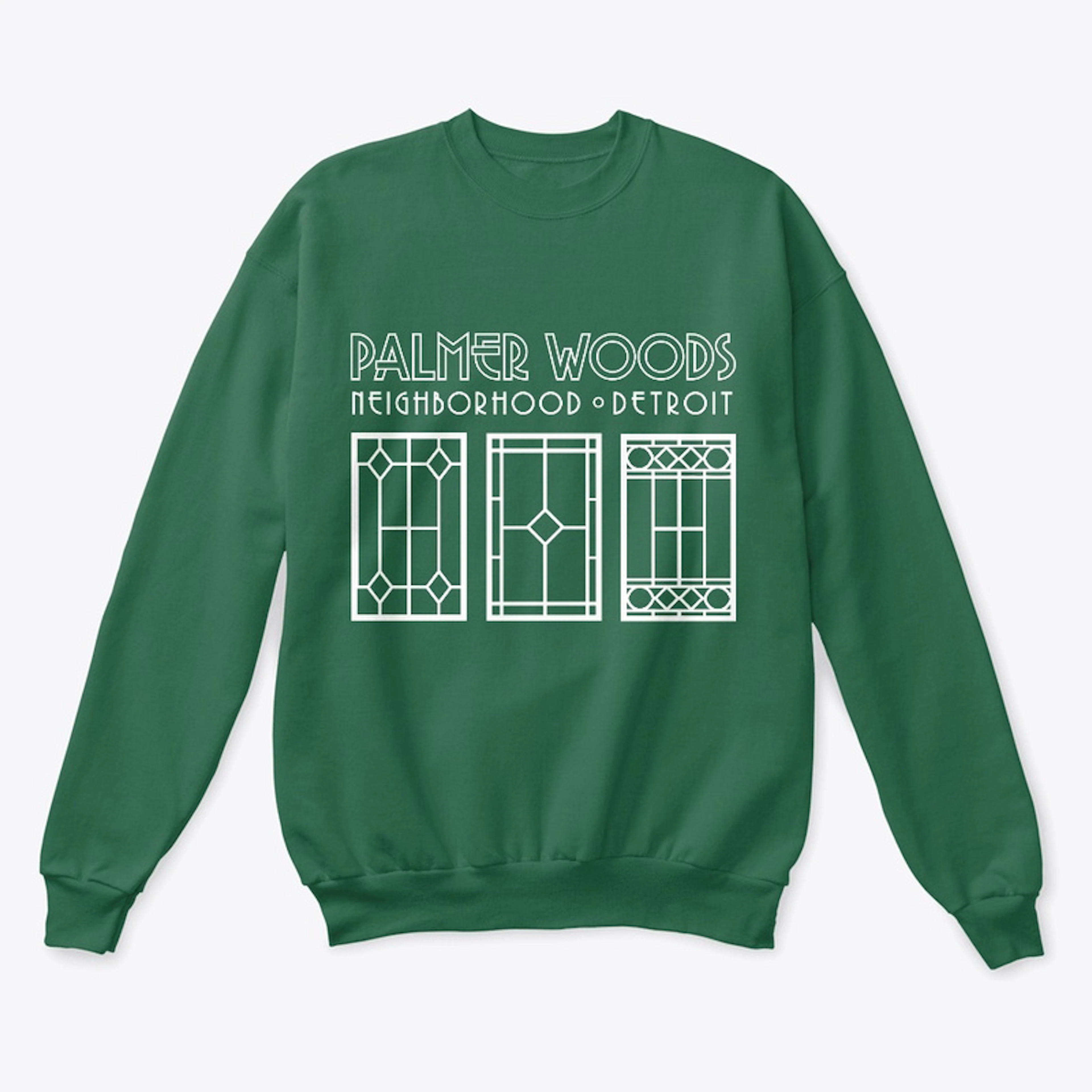 Windows Logo / Green Crew Sweatshirt