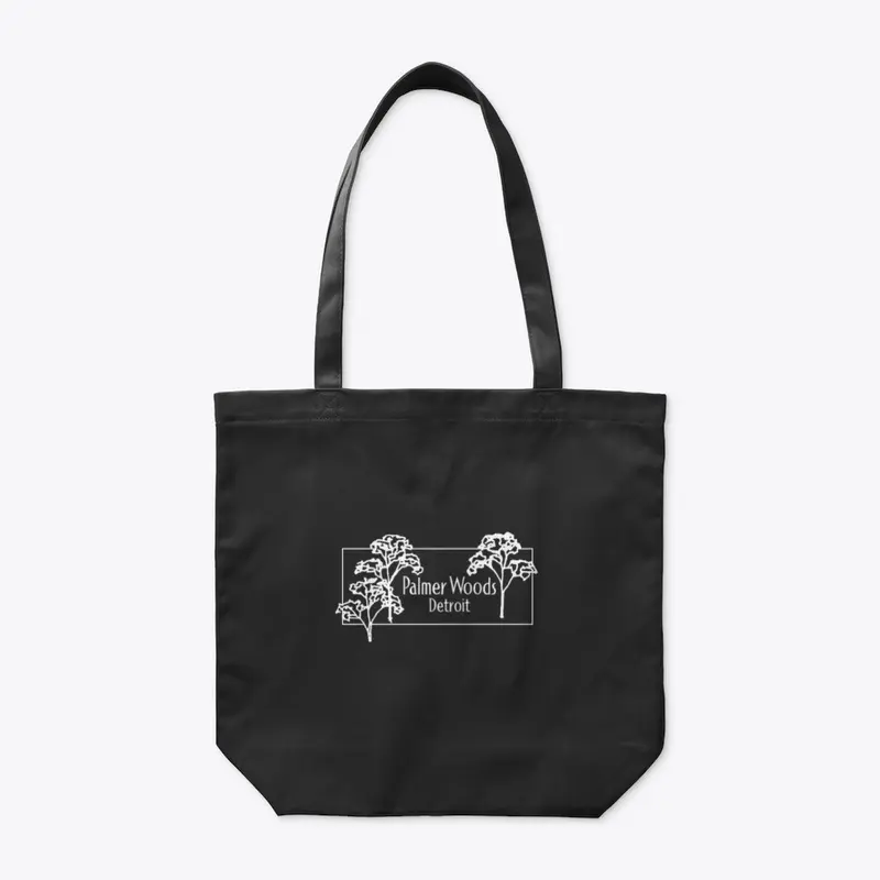 Tree Logo / Black Organic Tote