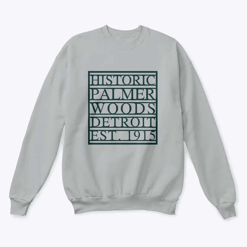 Paneled Logo / Grey Crew Sweatshirt