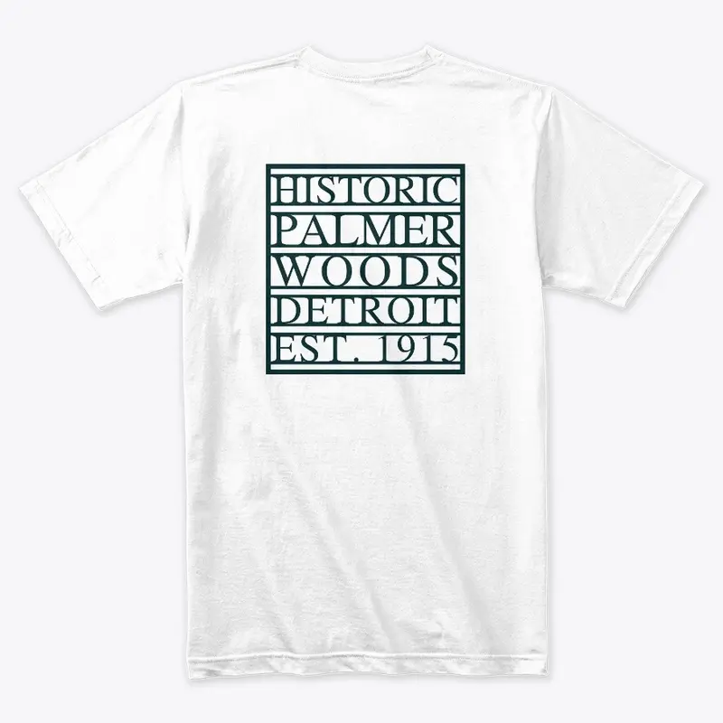 Paneled Logo / White T-shirt